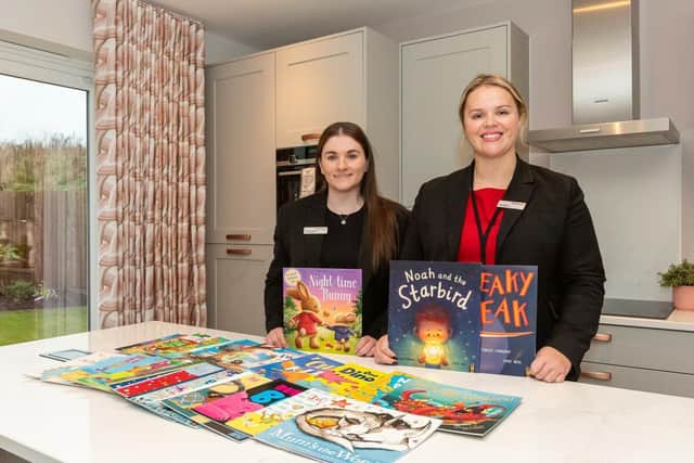 Children across Warwick are invited to pick up a free book from the housebuilder’s new pop-up book-swap library.
Redrow Midlands is also calling on the community to swap their unwanted books for somebody else’s unwanted or finished books.  Photo supplied
