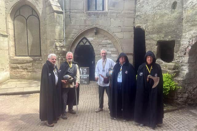 Members of The Guy of Warwick Society at Guy's Cliffe House in preparation for ‘Guy of Warwick Day’. Photo supplied