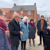 Warwick and Leamington MP Matt Western meets residents of The Priors who say they are 'stuck' out on the new estate off Europa Way because of a lack of safe pedestrian access and bus services.