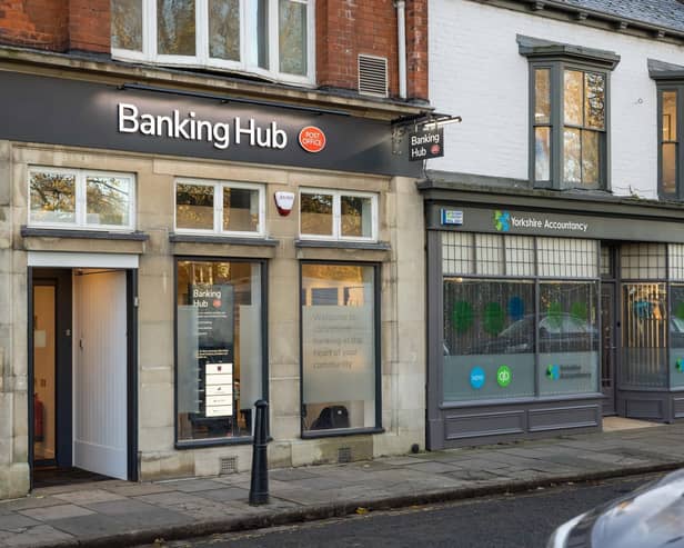 A stock image of a Banking Hub. Credit: www.murrayscott.co.uk