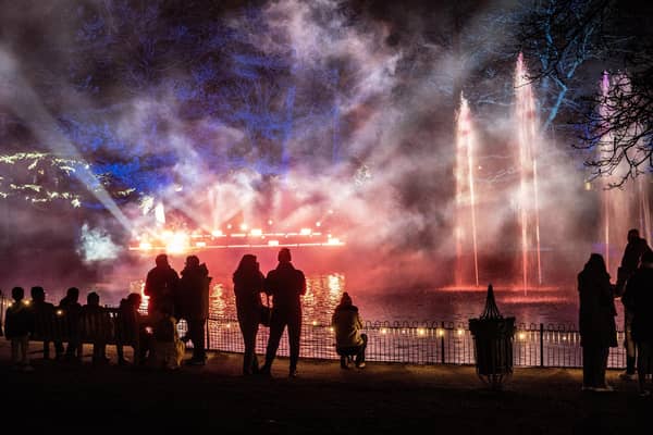 A photo from the Spotlight Festival at Jephson Gardens in February. Credit: James Callaghan.
