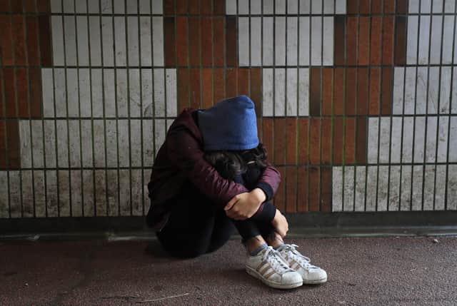 PICTURE POSED BY A MODEL File photo dated 02/02/20 of a teenage girl showing signs of mental health issues. Three out of five parents believe their child has experienced issues with mental health, according to "deeply concerning" research. Issue date: Monday December 12, 2022.