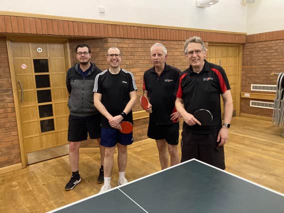 Anthony Vervier, Adrian Church-Jones, Guy Ashworth and Dave Hawker play for the two top sides in Division D
