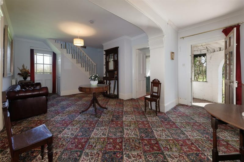 Inside the largely Georgian period home. Photo by Godfrey Payton