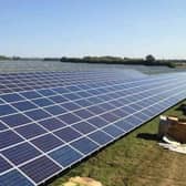 A solar farm. Stock image.