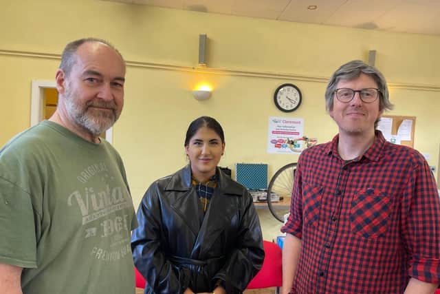 Martin Bryant, Anaheta Sharifi, Alex Becker. Picture: