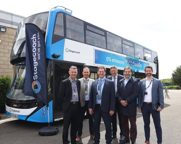 Steve Hayes: TfWM.  Cllr Stuart Green: Cabinet Support Member for Transport and Planning.  Mark Whitelocks: MD Stagecoach Midlands.  Mark Ryder: Executive Director for Communities.  Ben Werth: Alexander Dennis.  Simon Cubitt: VEV.