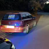 The car was seized.