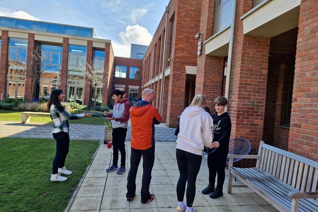 A teambuilding day was held at King’s High on March 3, where those attending took part in outdoor activities focusing on leadership and listening skills and working as a team.
