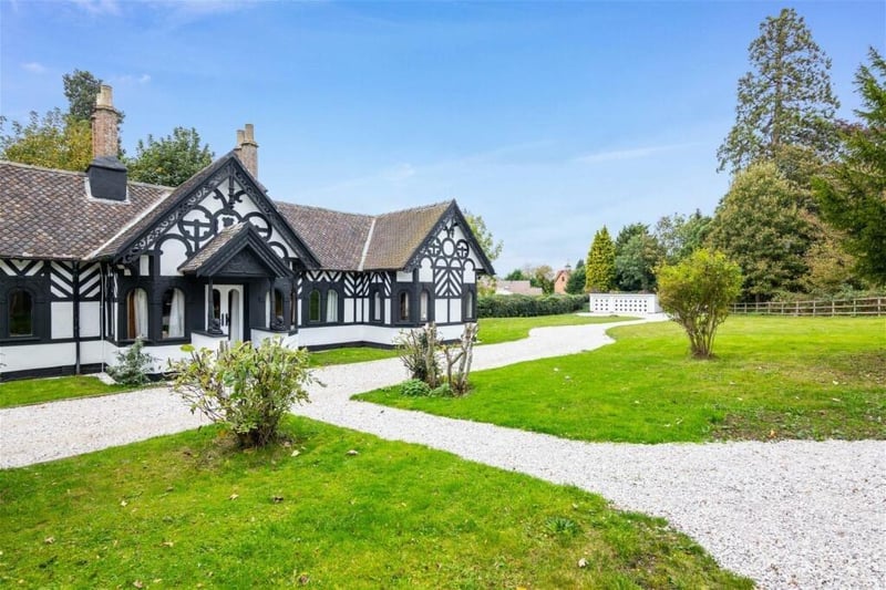 The gothic tudor designed property was moved piece by piece from Warwick. Photo by Jane Lees