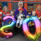 From Tysoe nursery children, aged 18 months to 4 years, wear firefighter costumes to celebrate its 2