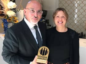 Nadhim Zahawi, Stratford MP and Secretary of State for Education, and Sarah Windrum Chair of Coventry and Warwickshire. Photo supplied