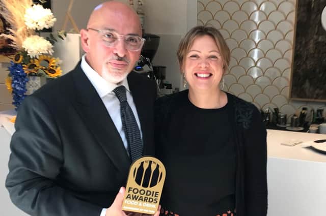 Nadhim Zahawi, Stratford MP and Secretary of State for Education, and Sarah Windrum Chair of Coventry and Warwickshire. Photo supplied