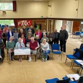 In May, two members of the Kenilworth Stroke Group went to receive a cheque from The Balsall Singers who had raised money for them at one of their concerts. Photo supplied