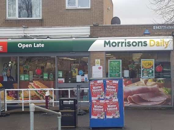 The Morrisons Daily in Sydenham Drive.