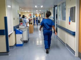 A general view of staff on a NHS hospital ward at Ealing Hospital in London. Picture date: Wednesday January 18, 2023.
