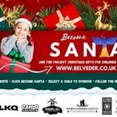A poster for the Become Santa appeal.