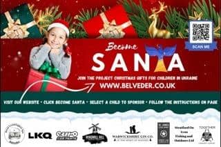A poster for the Become Santa appeal.