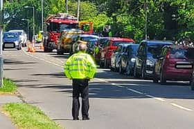 Warwickshire Police have praised Myton School’s staff and pupils for how they responded after the school was evacuated when it received a threat by email today (Monday May 20). (Photo by Geoff Ousbey)
