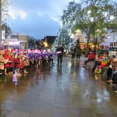More than 100 people gathered in Warwick’s Market Square last weekend to remember lost loved ones.
‘Carols in the Square’ took place last Sunday (December 10) as part of the annual ‘Lights of Love’ Campaign organised by Warwick Rotary Club in association with Warwick Town Council. Photo supplied