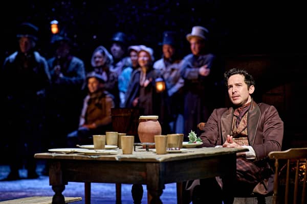 Gavin Fowler as Charles Dickens in A Christmas Carol (photo: Manuel Harlan)