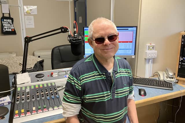 Robert Franklin, a member of the Friends of St Cross, talked about his charity work and how he has not let lifelong sight conditions hold him back.