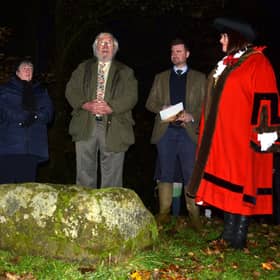 Gathering before dawn. Picture: Anne Patterson