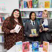 Lovell's  Spectrum Development in Houlton, Rugby have donated books to the local school which is next to their development. Picture by Shaun Fellows / Shine Pix Ltd