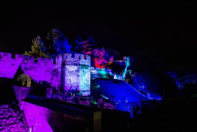 Warwick Castle is recognising the incredible fundraising efforts of Eva Abley, the Britain’s Got Talent finalist from the Midlands, by inviting her to turn on the castle’s light trail for the first time this festive season. Photo supplied by Warwick Castle