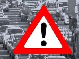 Firefighters and police have been at the scene on the A425 - between Theatre Street to Cape Road - after electrical fault, which has caused the pavement to rupture.