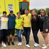 From left to right, Alf Rajkowski (founder), Rosie Riley from Warwick Boat Club, Rich Timmis, Claudine Pearson, Mark Pritchard-Jeffs (co-founder), Olena Shtoda and Dr Tania Hébert. Picture submitted