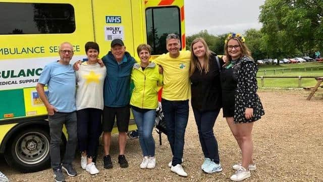 From left to right, Alf Rajkowski (founder), Rosie Riley from Warwick Boat Club, Rich Timmis, Claudine Pearson, Mark Pritchard-Jeffs (co-founder), Olena Shtoda and Dr Tania Hébert. Picture submitted