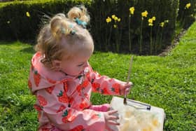 A youngster enjoying Nature Makers
