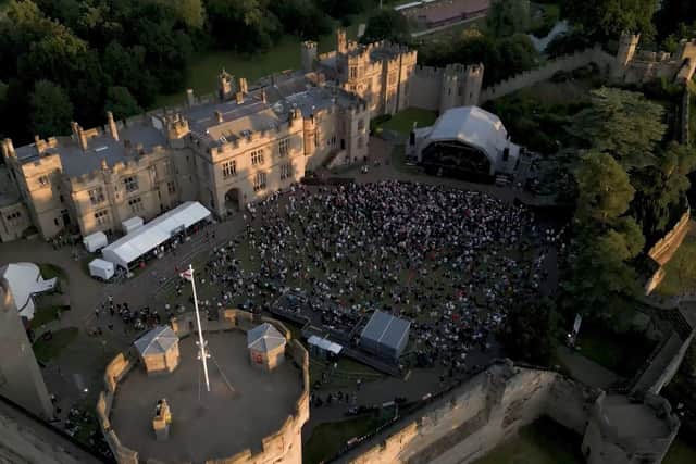Warwick Castle has thanked the community for its understanding during a string of recent concerts held at the site. Photo supplied