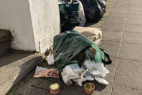 Rubbish on the streets of Leamington