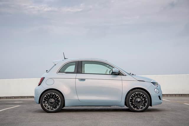 The 2021 Fiat 500's profile is still immediately recognisable