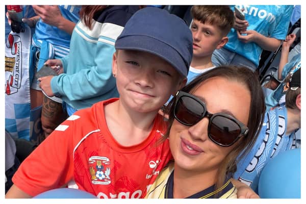Holly Cooper and her son Harry. Picture suppled.