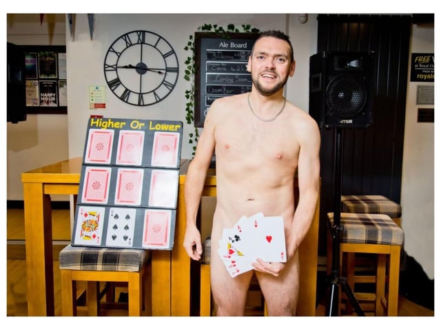 Lee Bunting, The Royal Oak quiz host, is featured on the calendar page for February, his birthday month.