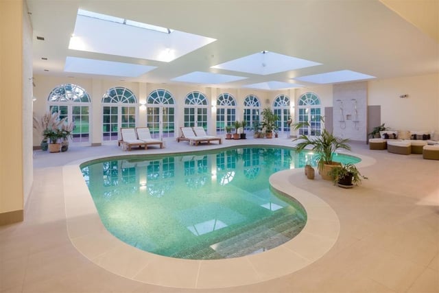 The indoor pool area. Photo by Fine and Country