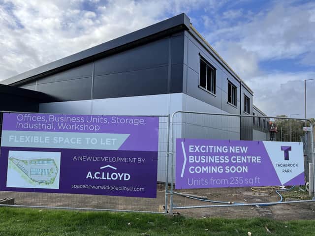 Work is underway at Space Business Centre Warwick,. Picture supplied.