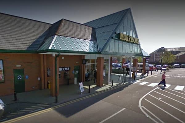 The in-store café at Morrisons in Lutterworth is among some 50 set to close. (Google)
