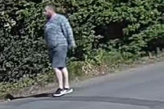 Police have released this image of a man they want to speak to in connection with an ongoing investigation into an indecent exposure.