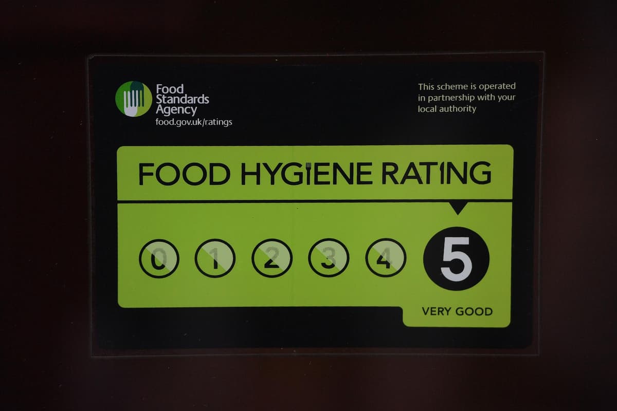 North Warwickshire establishment given new food hygiene rating