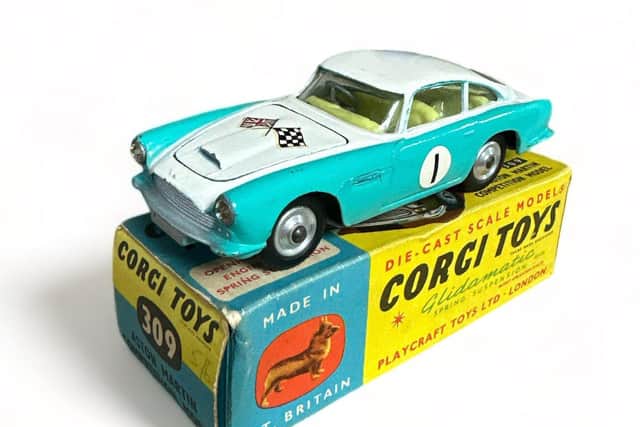 Corgi Aston Martin DB4 - Lot 175 in the Griffin's Toy Auction