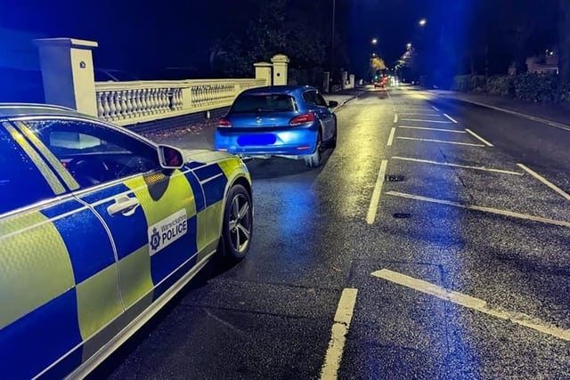 Police stopped the VW Scirocco in Leamington as it showed as having no insurance. Unfortunately for the driver the policy expired in October and they failed to renew it. Vehicle seized and driver reported.