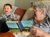 Priors House in Leamington invited residents' grandchildren to the care home to celebrate National Storytelling Week. Picture supplied.