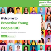The Proactive Young People CIC website