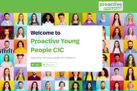 The Proactive Young People CIC website