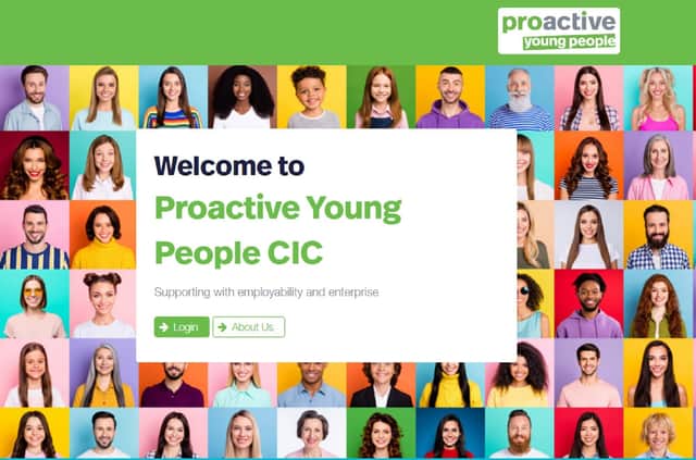 The Proactive Young People CIC website
