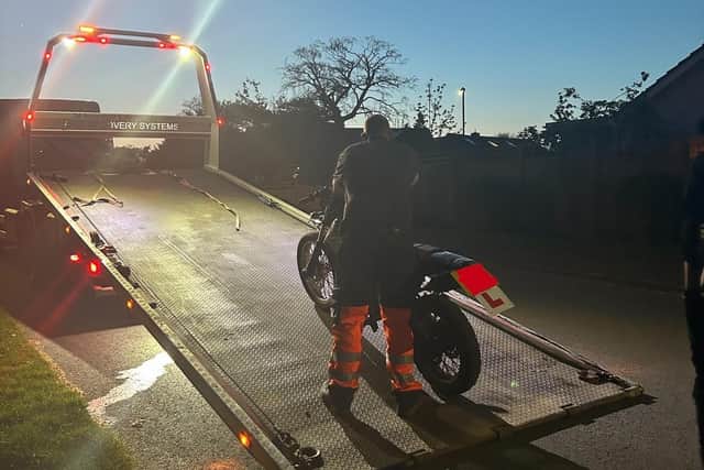 Leamington Police seize motorcycle from anti-social rider who tailgated ...